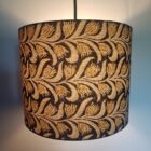 abat-jour original fait main en tissu blockprint